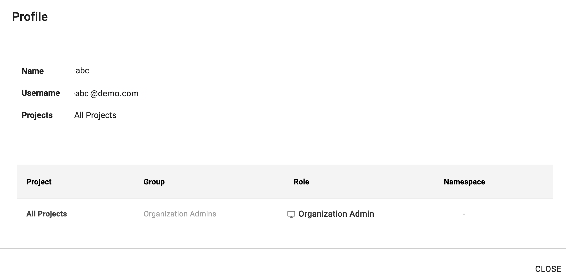 View User Profile