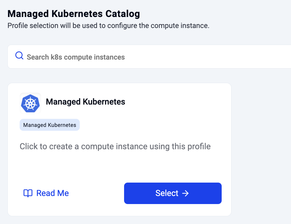 Create k8s
